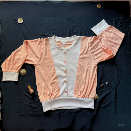 Luxe Cardigan - Peach